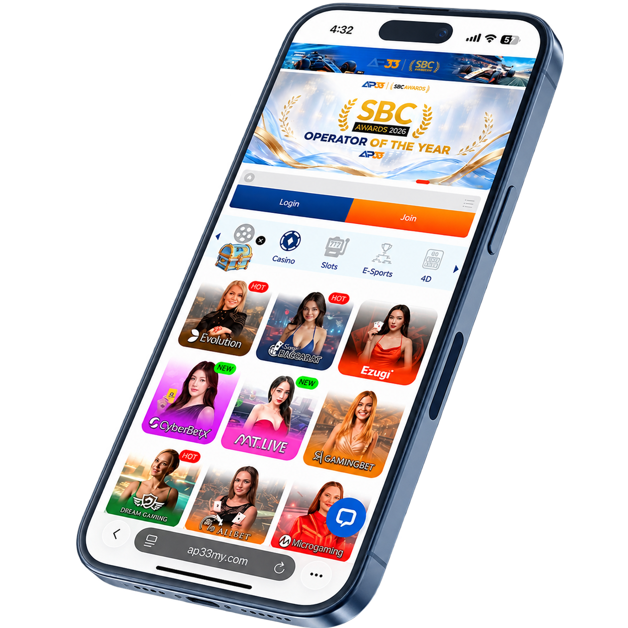 AP33 Mobile App
